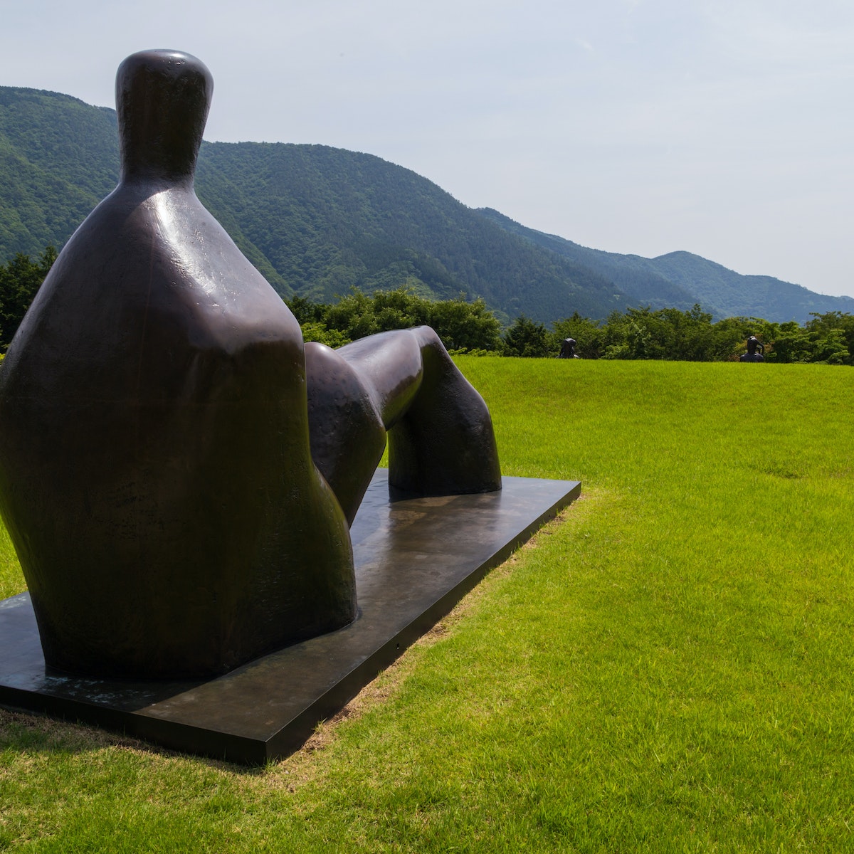 HAKONE, KANAGAWA, JAPAN - 2014/06/20: The Hakone Open Air Museum creates a harmonic balance of the nature of Hakone National Park with art in the form of scultpures and other artwork, usually replicas, using the nature of Hakone National Park as a frame or background. The park encourages children to play and be entertained as well as to inspire visitors. (Photo by John S Lander/LightRocket via Getty Images)