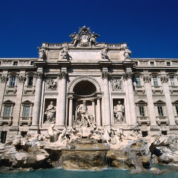 Rome's famous Trevi Fountain, created by Nicola Salvi in 1762.