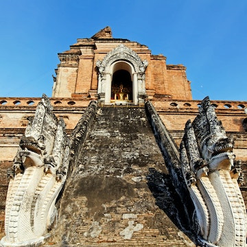 Ancient Slide / Wat Chedi Luang / Chiang Mai