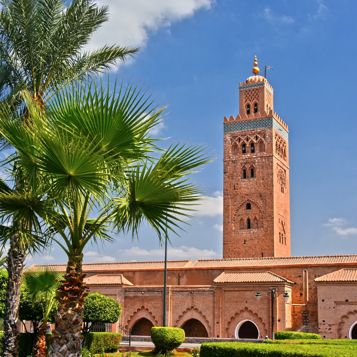 Koutoubia Mosque in the southwest medina quarter of Marrakesh, Morocco; Shutterstock ID 533973463