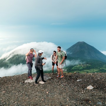 latin tourists have fun on top of a mountain with the El Salvador Volcano at the background
2037393419
activity, adventure, el salvador, freedom, hike, hiking, landscape, mountain, nature, outdoor, peak, people, san salvador, sky, top, tourist, travel, trekking, view, volcano, young