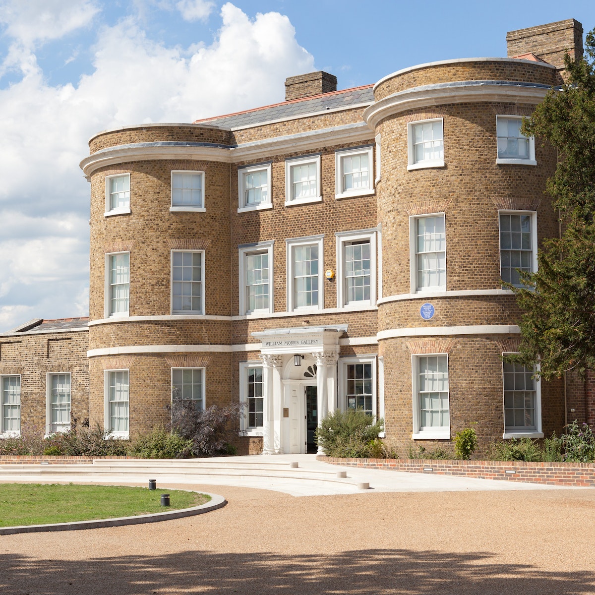 Walthamstow, UK - August 22, 2015: The William Morris Gallery is one of the finest examples of a Georgian house in Greater London.