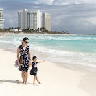 Mother and daughter admiring beautiful Caribbean sea
1086820688
caribbean sea, beach, travel destinations, mexico, cancun, water, tranquil scene, beauty in nature, tourist resort, girls, mother, daughter