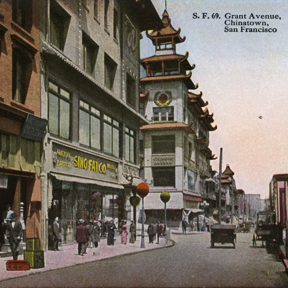 San Francisco: Chinatown, Grant Avenue  (Photo by Culture Club/Getty Images) *** Local Caption ***