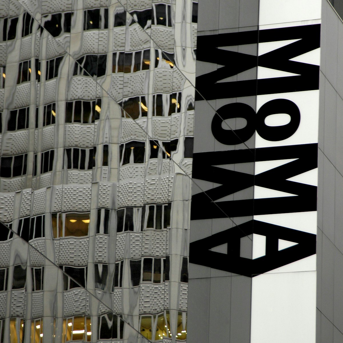NEW YORK, NY - AUGUST 15 2005: The Museum of Modern Art on August 15, 2005  in New York City. MOMA is an art museum in Midtown Manhattan. (Photo by Athanasios Gioumpasis/Getty Images)