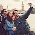Group of friends taking selfie in London
903737534
London, UK